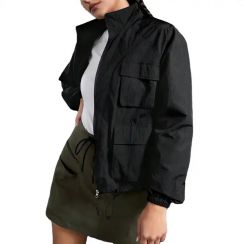 Black Tactical Softshell Sport Jacket