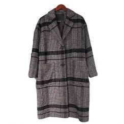 Plus Size Cashmere Trench Coat for Women