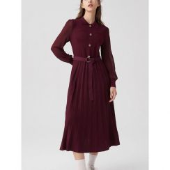 Lady Shirt Skirt Career Dresses Collar 5PCS